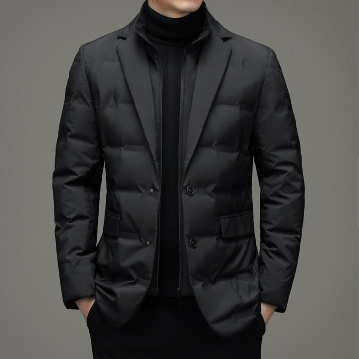 Drune | Reißverschluss Slim Fit Daunenjacke