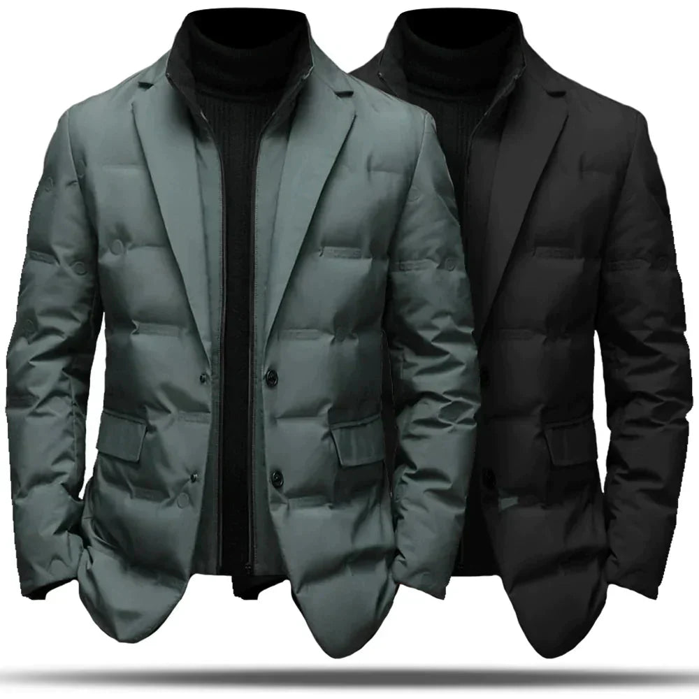 Drune | Reißverschluss Slim Fit Daunenjacke