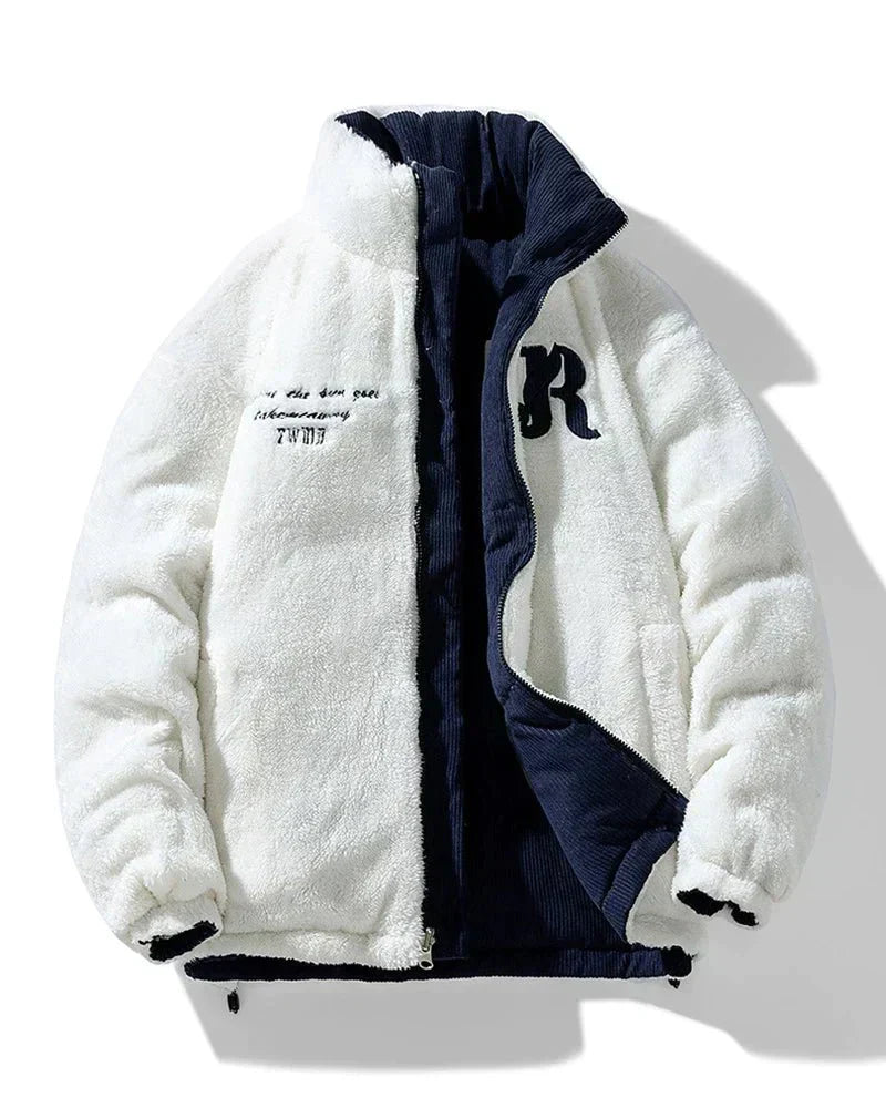 Drune | Zwei Jacken Zip-Up Fleecegefütterte Jacke