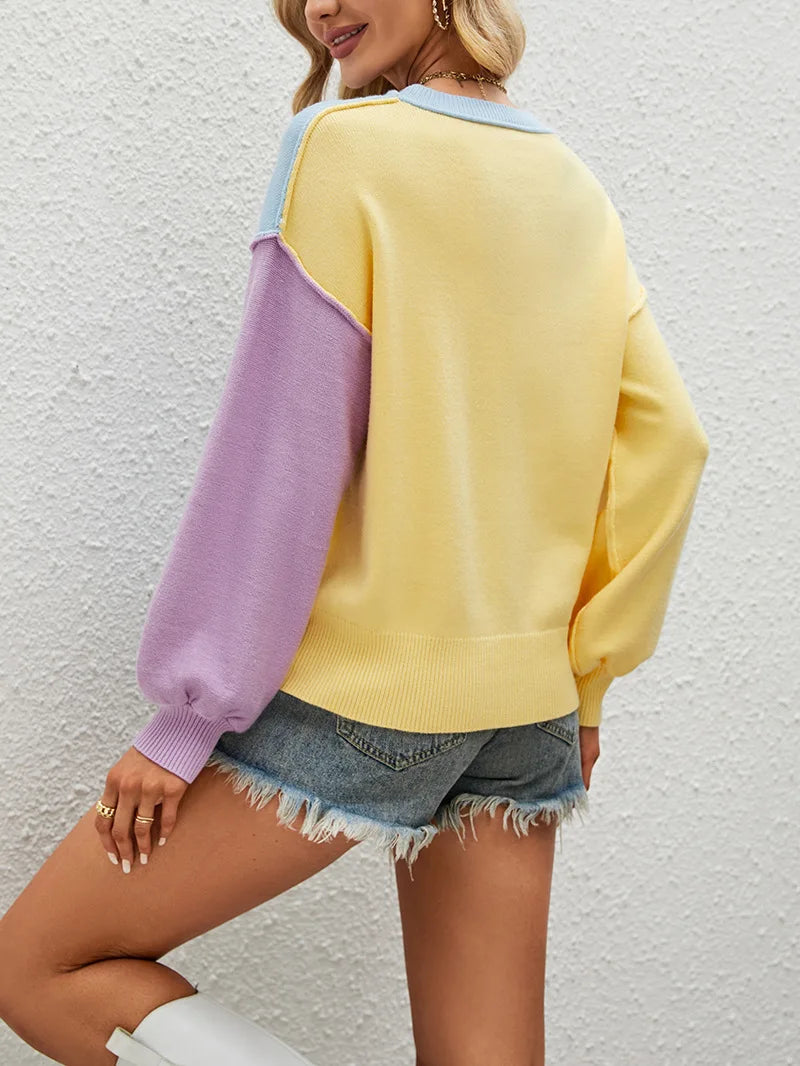 Drune | Stylischer Bunter Pullover
