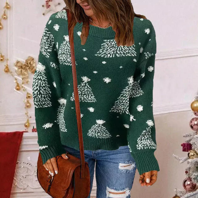Drune | Weihnachten Lässiger Strickpullover