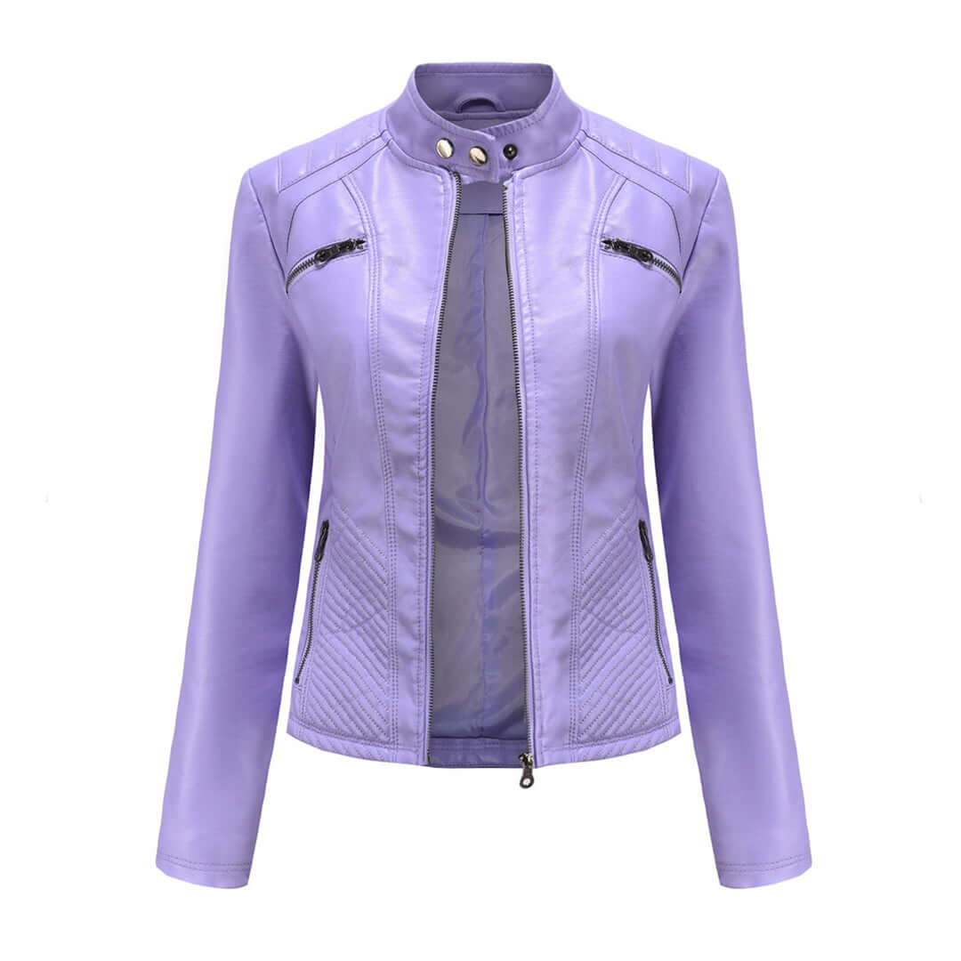 Drune | Damen Lederjacke Mit Zeitlosem Elegantem Look