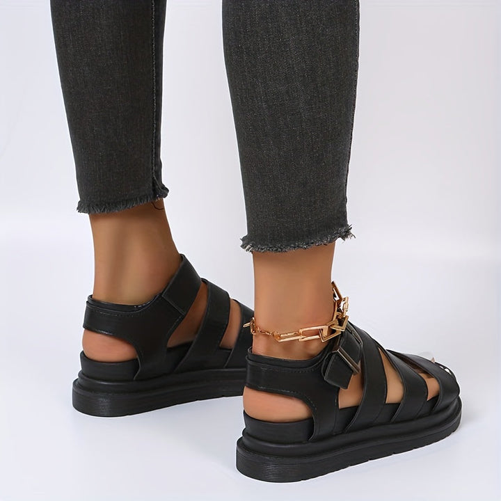Drune | Sandalen mit Schnallenriemen