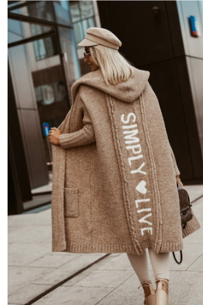 Drune | Elegante lange Strickjacke für Frauen