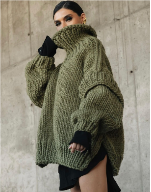 Drune | Übergroßer, weicher Strickpullover für Damen