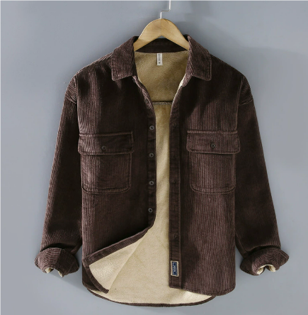 Drune | Langärmelige Cordjacke Für Herren