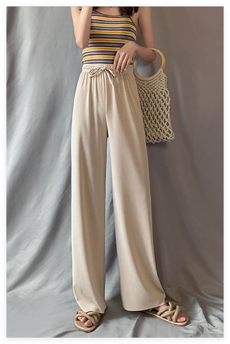 Damen weite Sweathose mit verstellbarem Bund und praktischen Taschen Drune