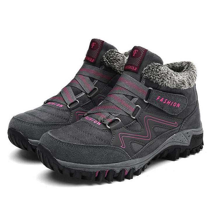 Drune | Damen Winter Villi Leder Plattform Stiefel