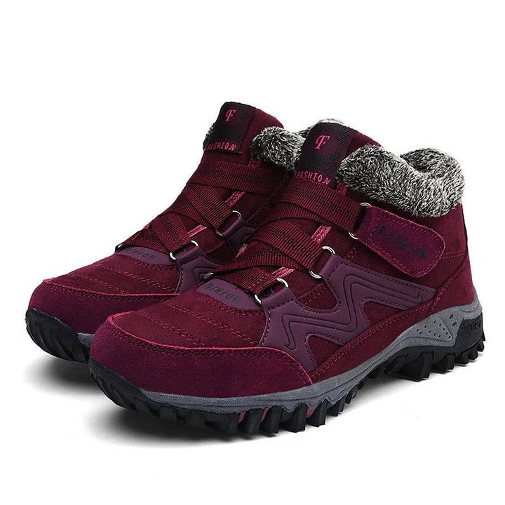 Drune | Damen Winter Villi Leder Plattform Stiefel