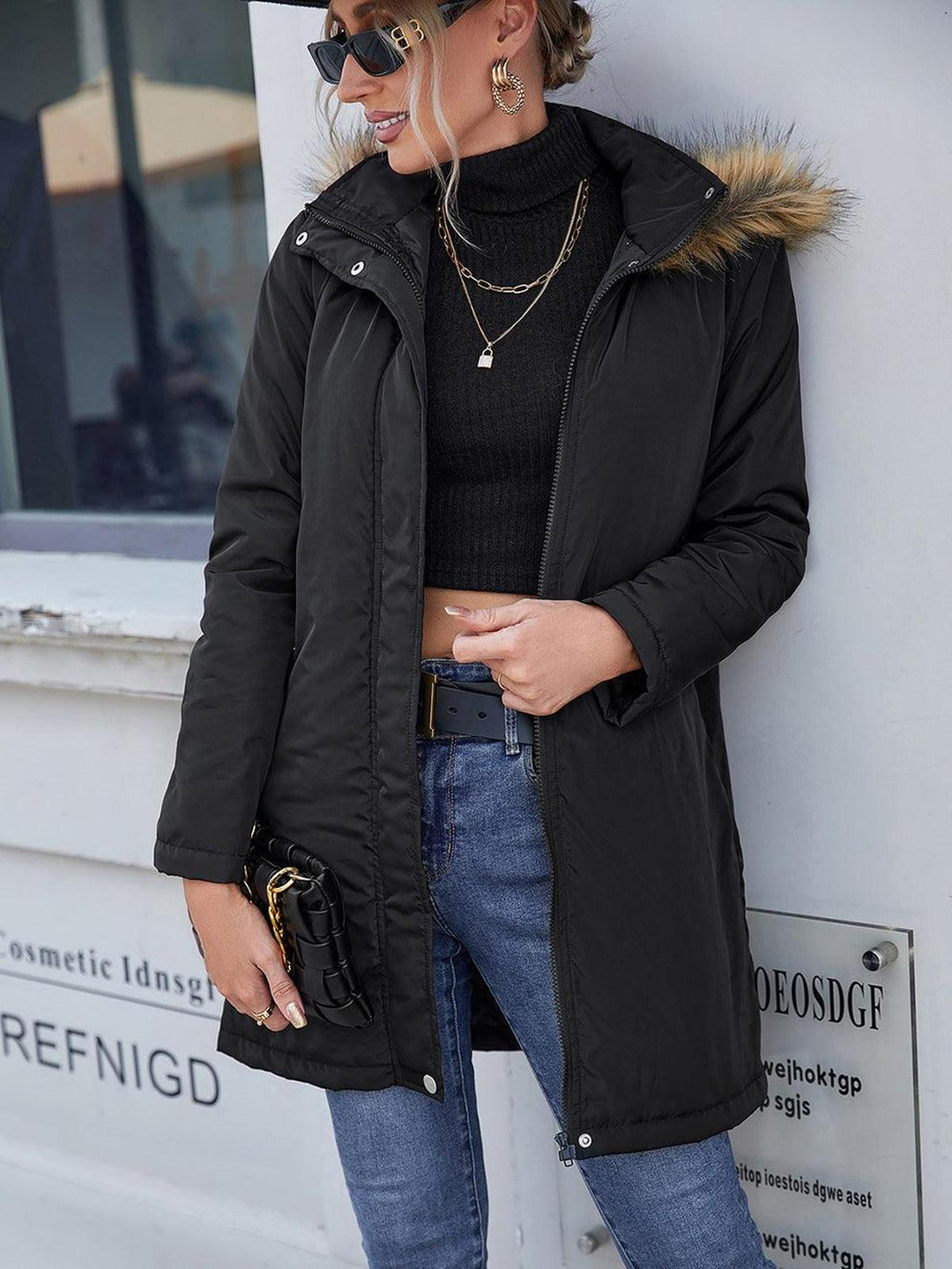 Drune | Gepolsterte Kapuzen Leichtwindbreaker Jacke Herwick