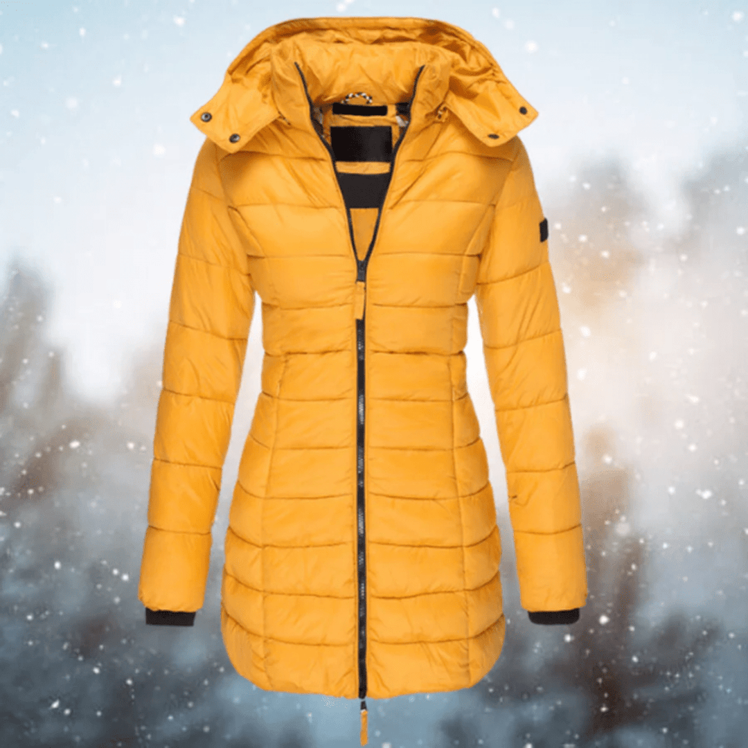 Drune | Gesteppter Langer Slim Fit Puffer Mantel