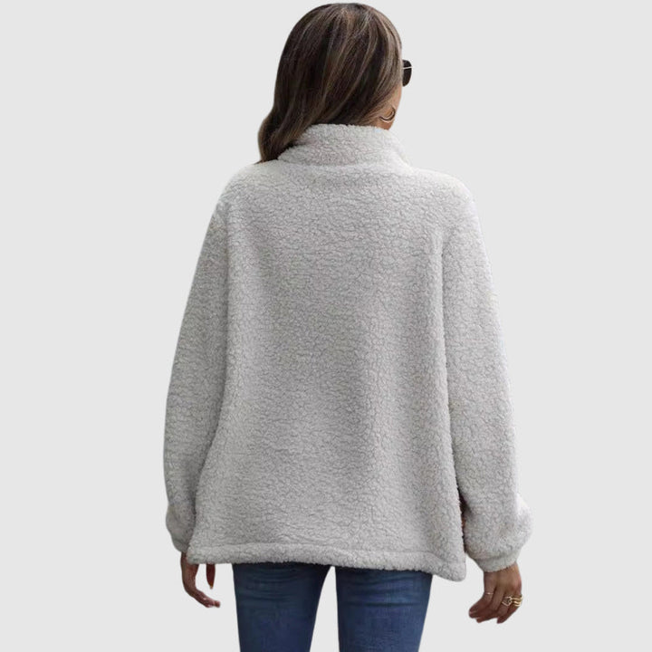 Drune | Plüsch Patchwork Frauen Winterjacke