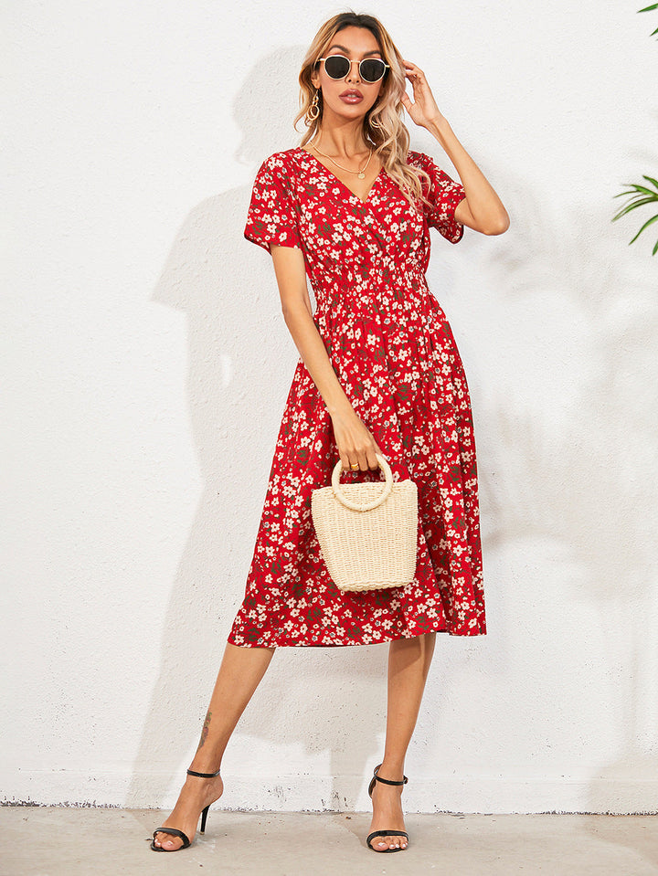 Drune | Damen Kleid mit Blumenmuster