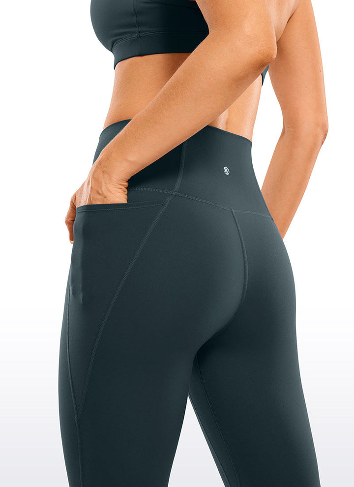 Drune | Knie Länge Taschen Capri Leggings 13''