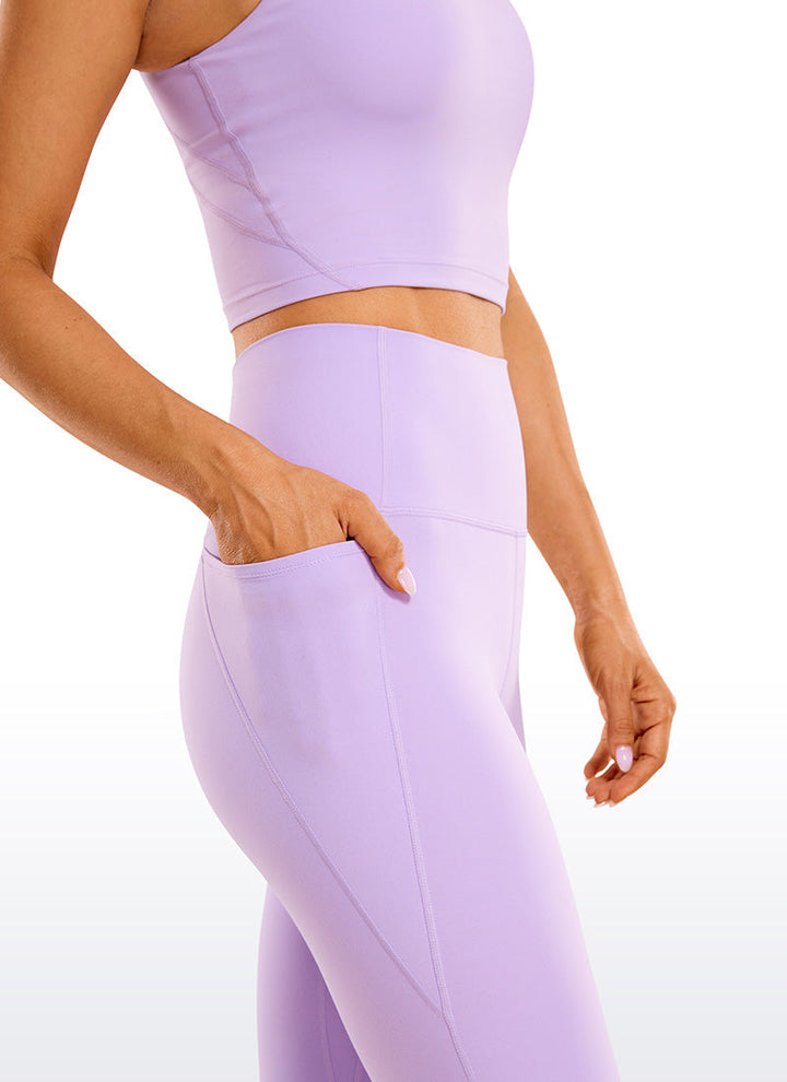 Drune | Knie Länge Taschen Capri Leggings 13''