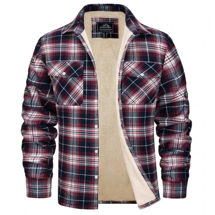 Drune | Karierte Jacke mit Fleece-Futter