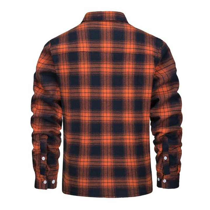 Drune | Karierte Jack mit Fleece-Futter