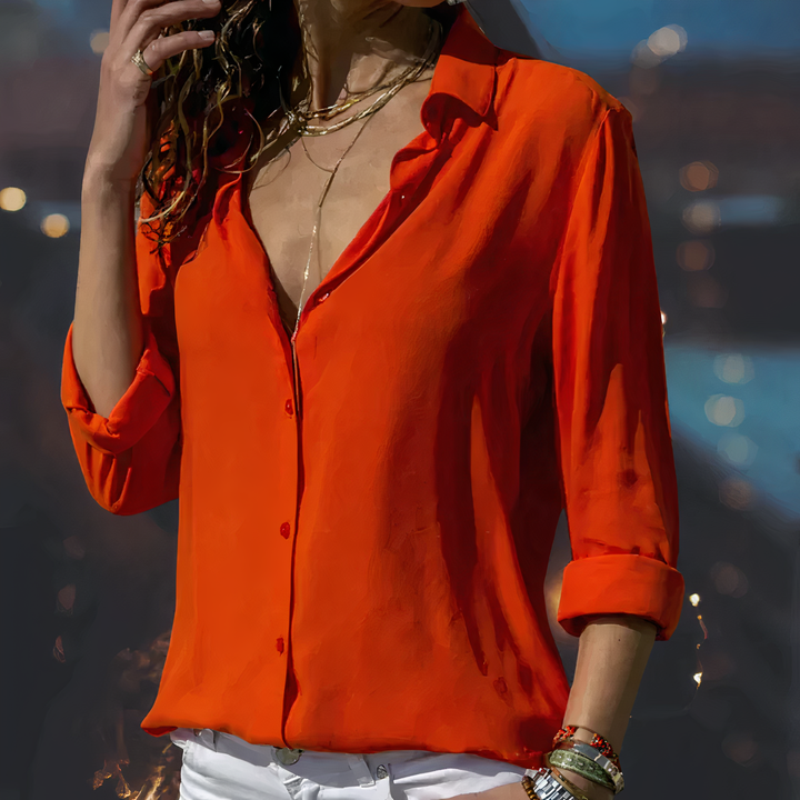 Drune | Elegante Chiffonbluse für Frauen