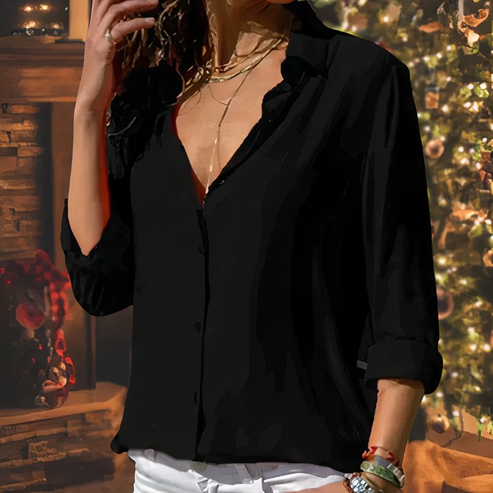 Drune | Elegante Chiffonbluse für Frauen