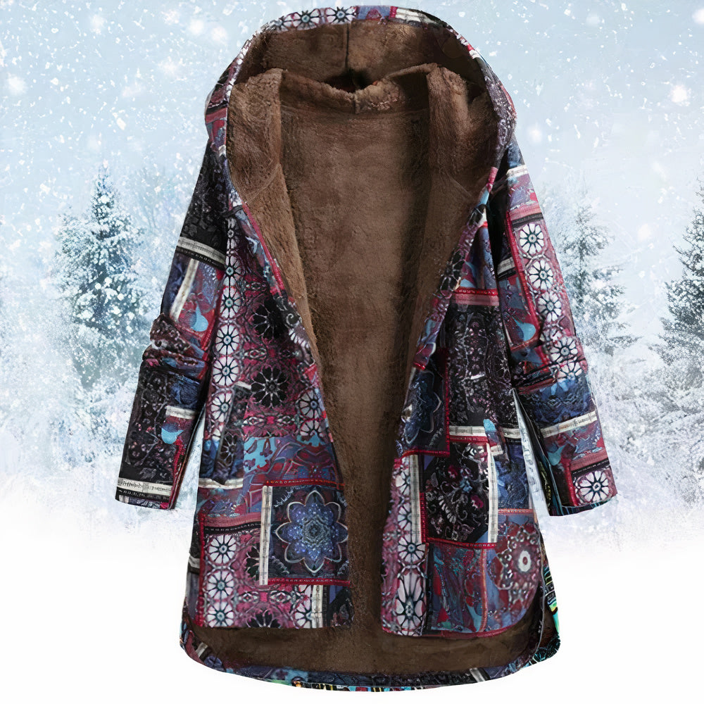 Drune | Blumenjacke mit Kapuze