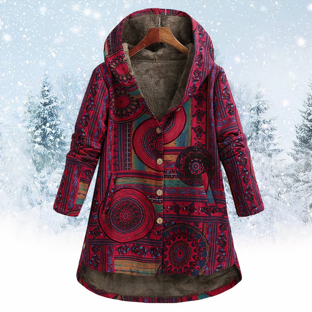 Drune | Blumenjacke mit Kapuze