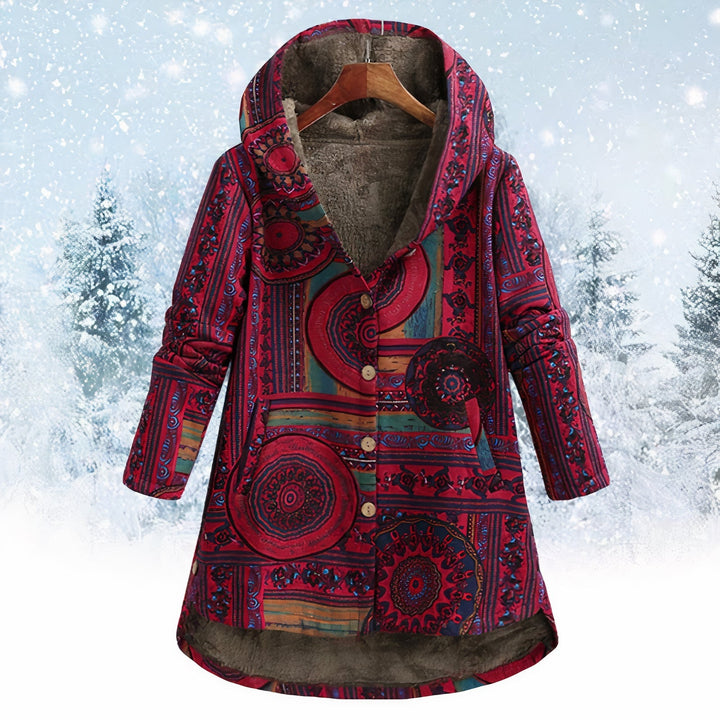 Drune | Blumenjacke mit Kapuze