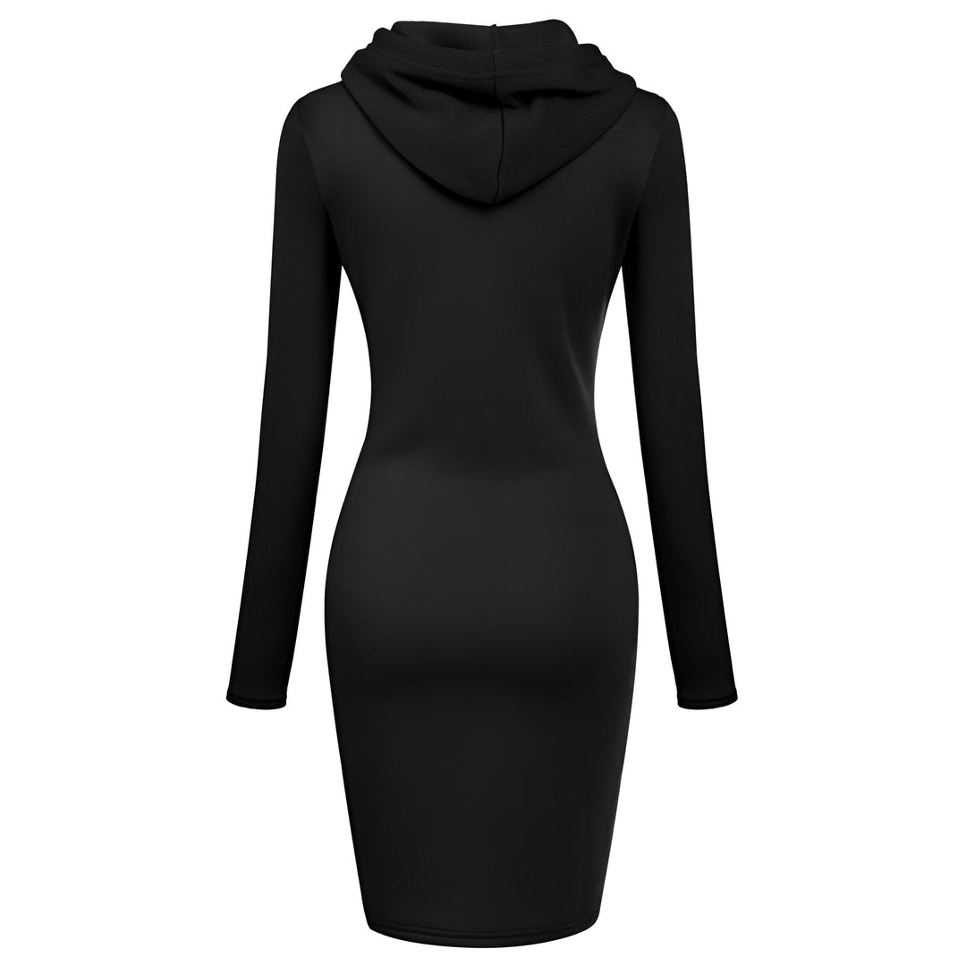 Drune | Gemütliches & Schickes Kapuzen-Sweatshirt-Kleid für den Herbst