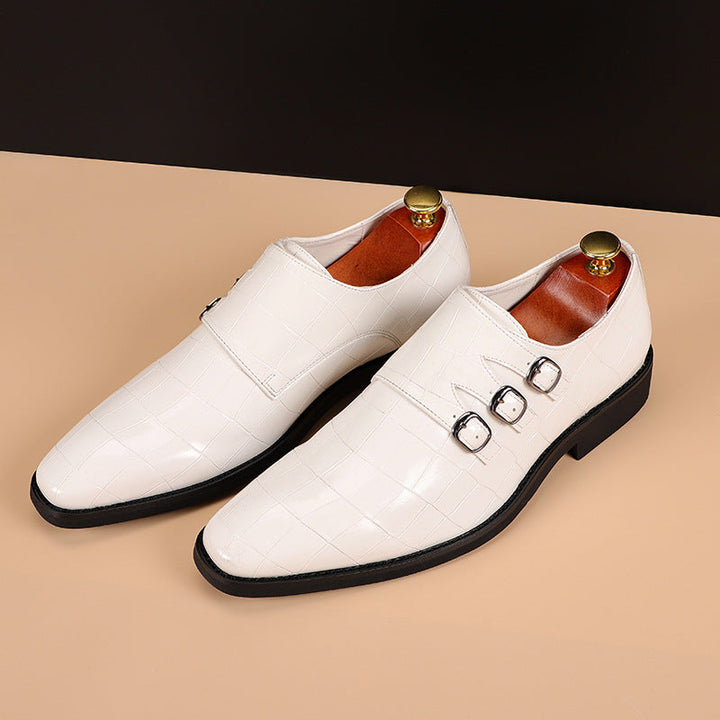 Drune | Krokodilleder Elegante Schuhe Mit Dreifacher Schnalle