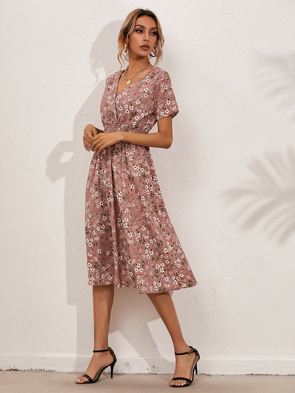 Drune | Damen Kleid mit Blumenmuster