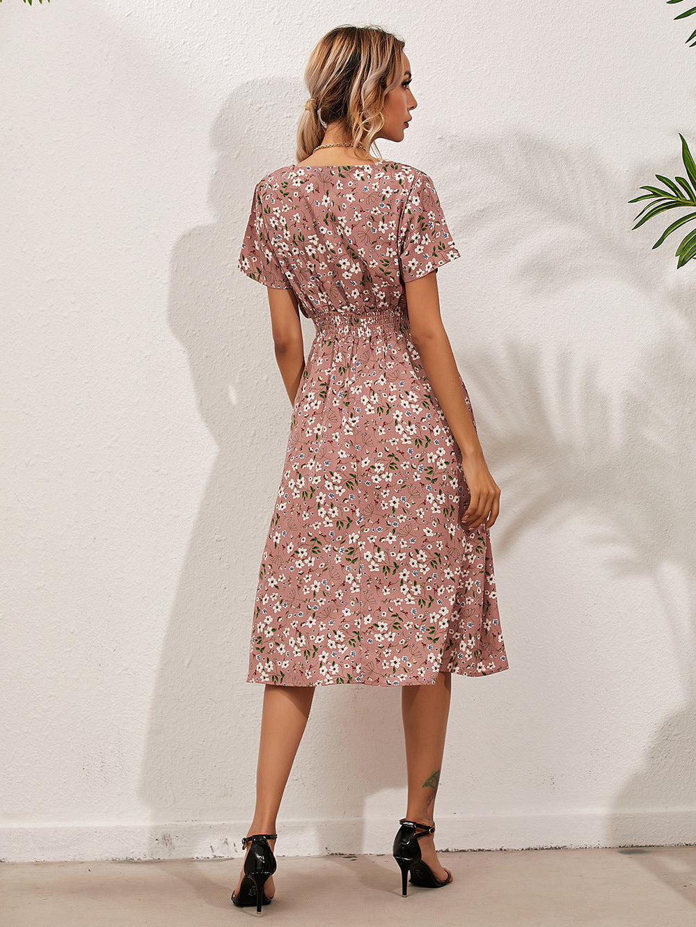 Drune | Damen Kleid mit Blumenmuster