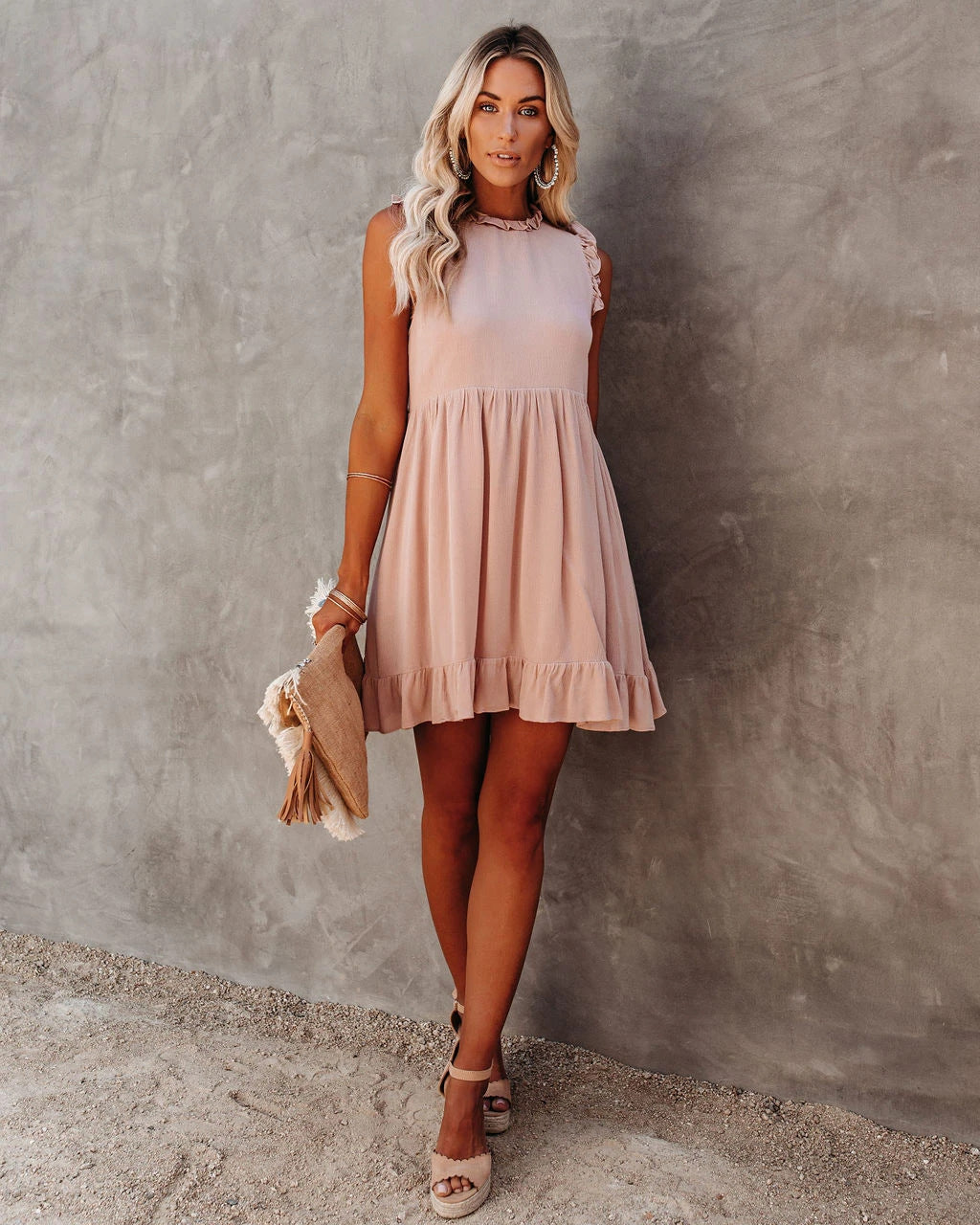 Drune | Boho Hippie Kleid Blau