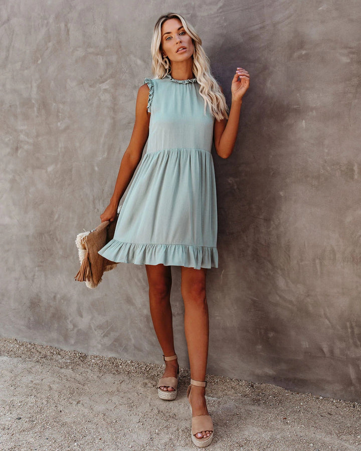 Drune | Boho Hippie Kleid Blau