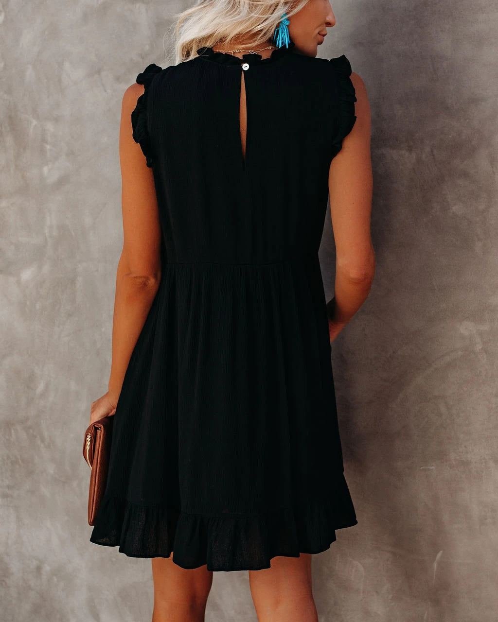 Drune | Boho Hippie Kleid Blau