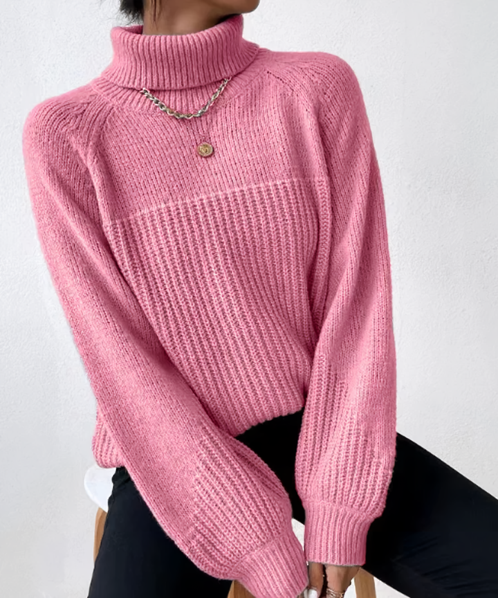 Drune | Lässiger Winter Rollkragenpullover für Frauen