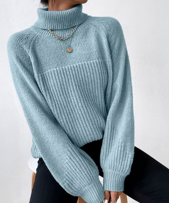 Drune | Lässiger Winter Rollkragenpullover für Frauen