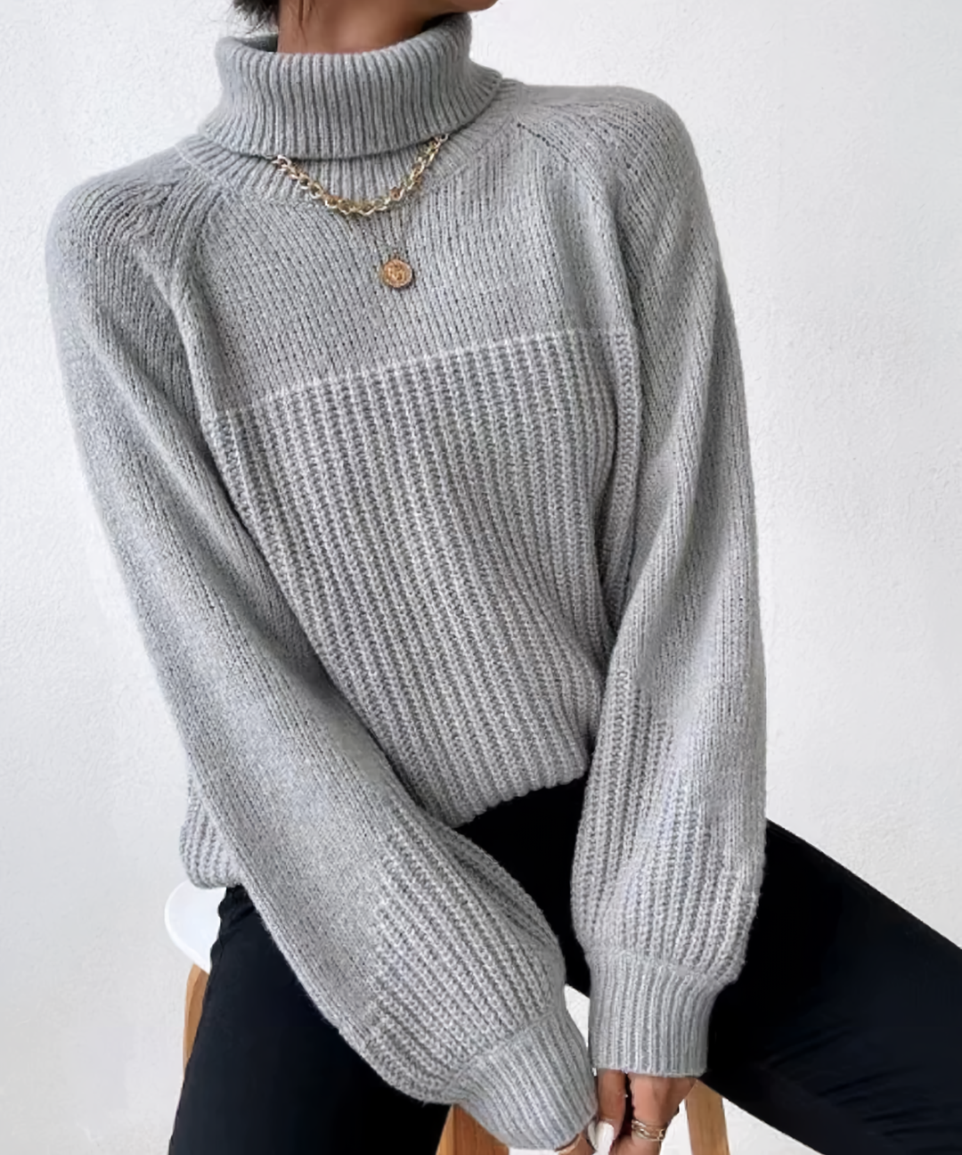 Drune | Lässiger Winter Rollkragenpullover für Frauen
