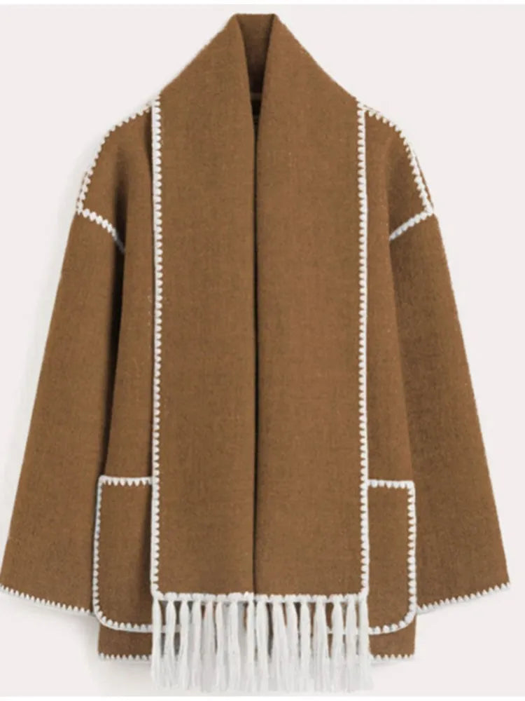 Drune | Elegante Schal und Mantel