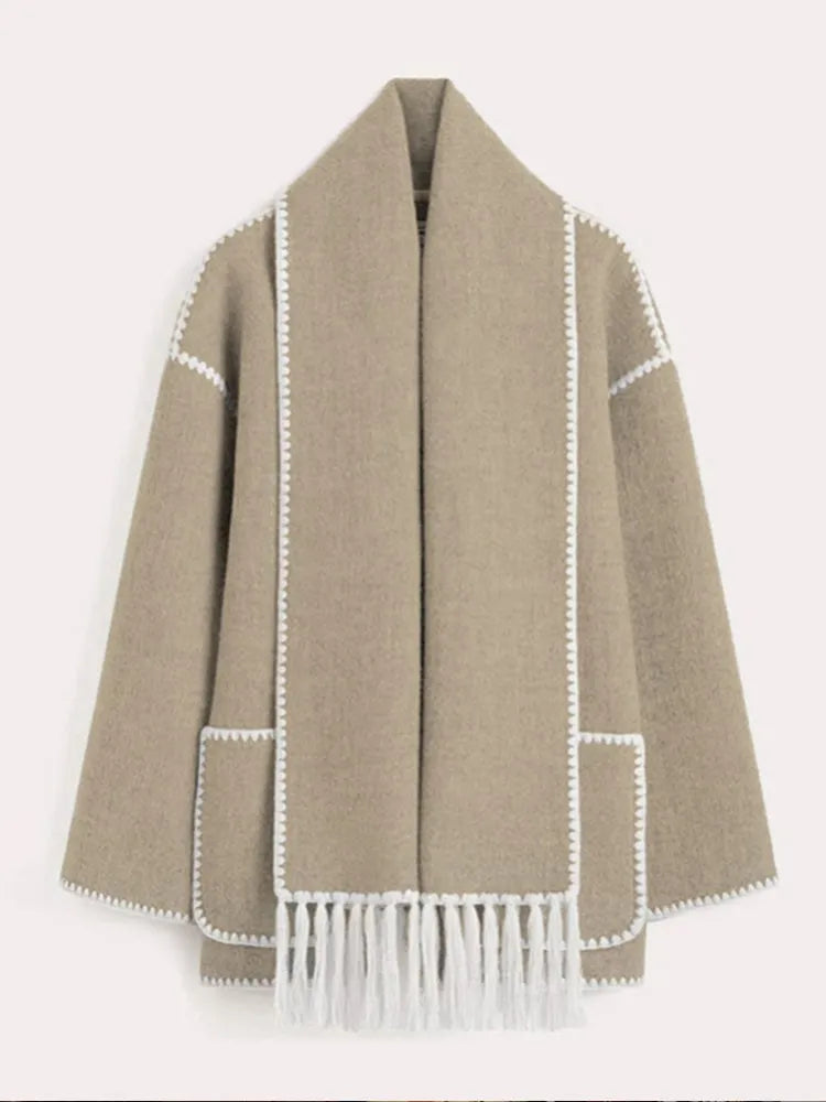 Drune | Elegante Schal und Mantel