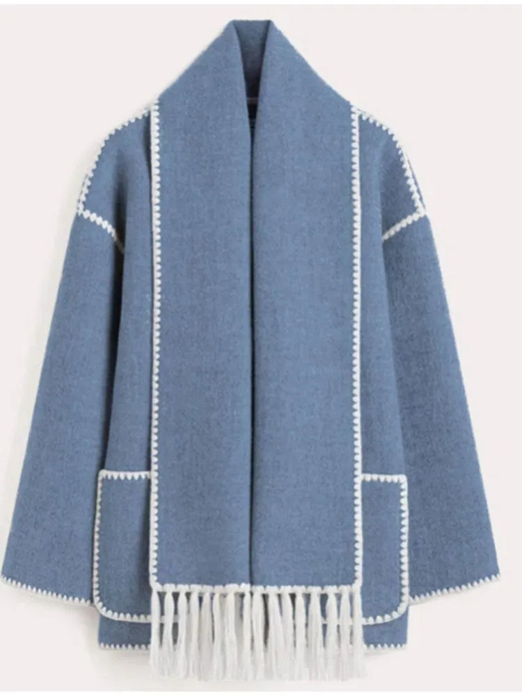Drune | Elegante Schal und Mantel