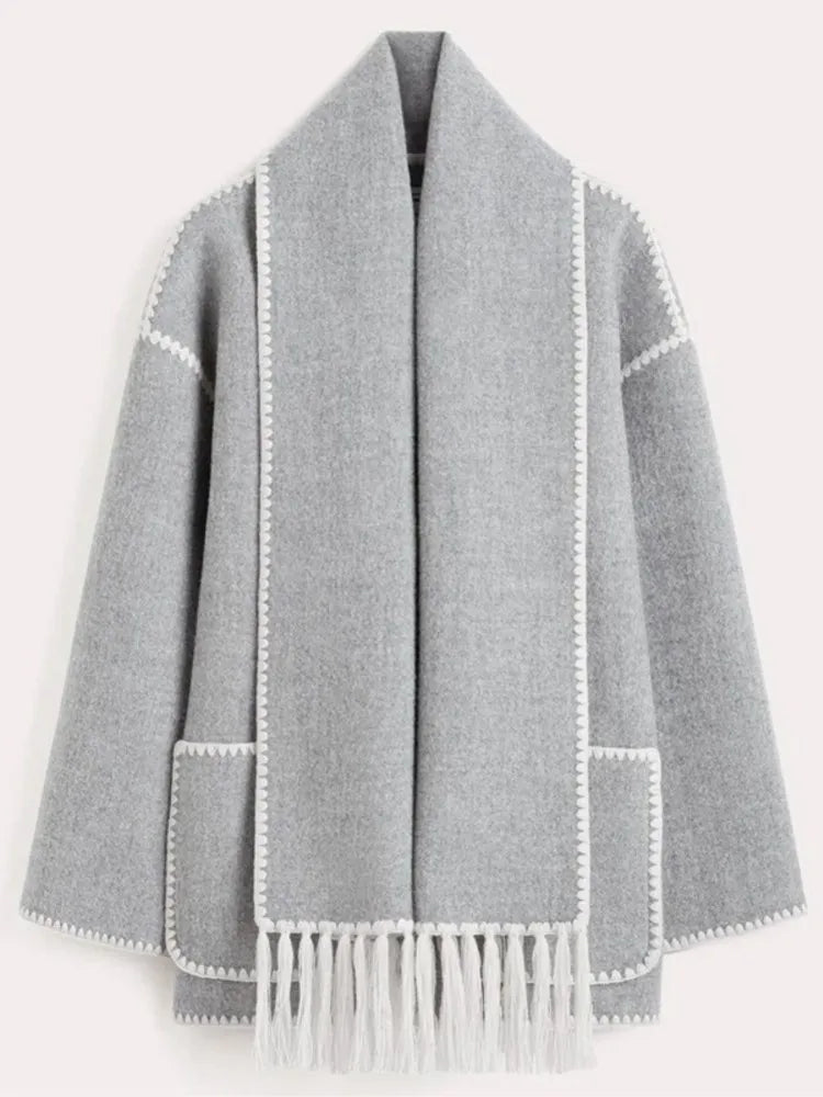 Drune | Elegante Schal und Mantel