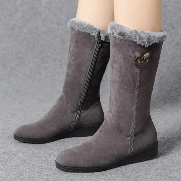 Drune | Warmes Geschenk - Bequeme Thermo-Plüsch-Schneestiefel für Damen
