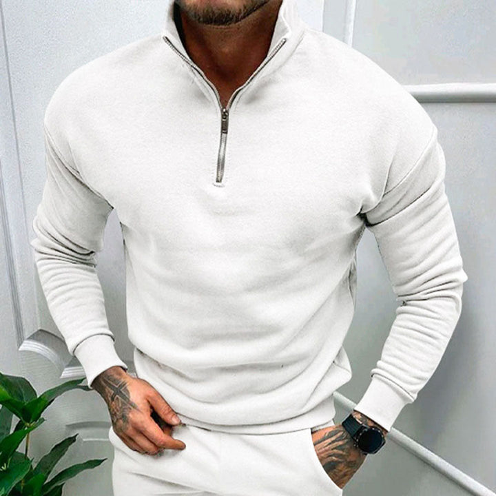 Drune | Herren Pullover Halb Reißverschluss
