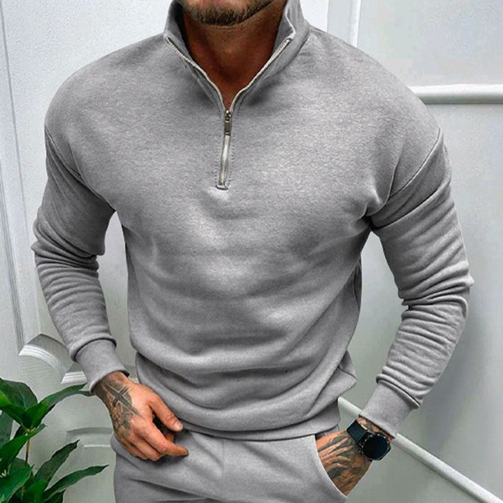 Drune | Herren Pullover Halb Reißverschluss