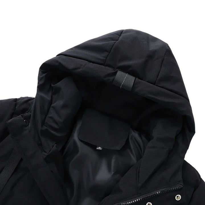 Drune | Herren Wintermantel lang Warm und winddicht für Outdoor-Aktivitäten
