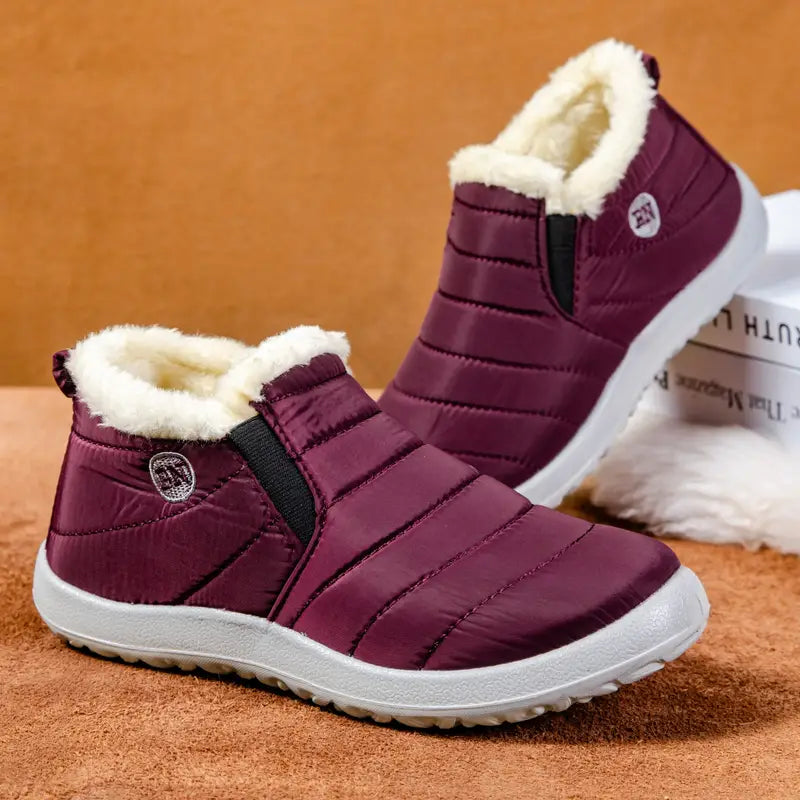 Drune | Damen Winterwarme Pelz Schneestiefel