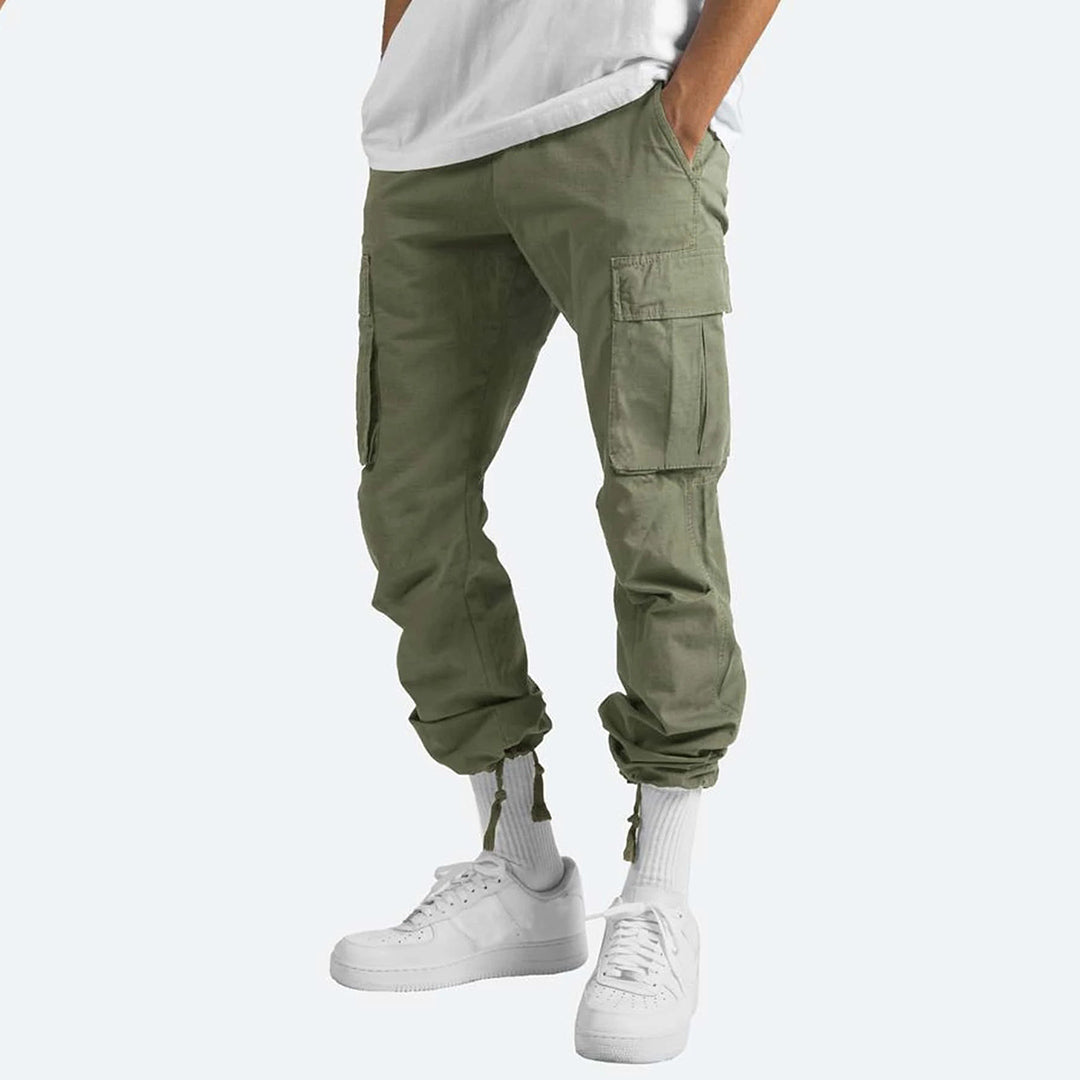 Drune | Cargo Hose mit Taschen - Lockere Utility Pants im Streetstyle Look für Alltag & Freizeit