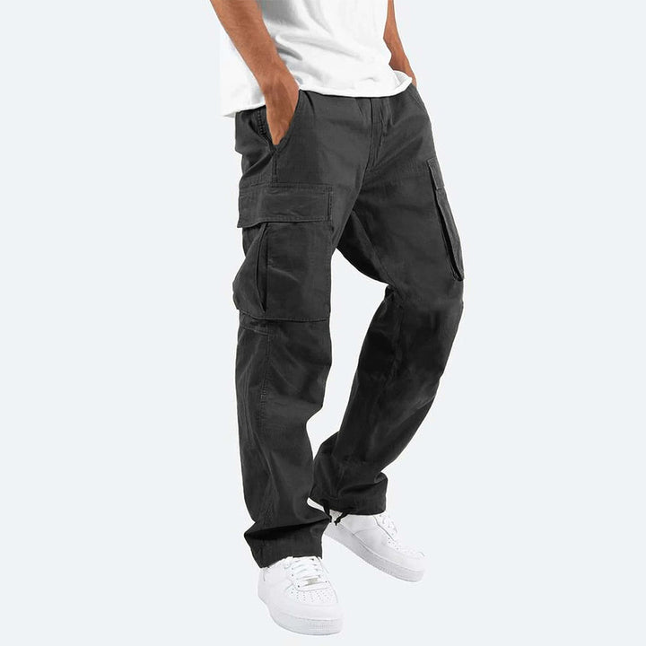 Drune | Cargo Hose mit Taschen - Lockere Utility Pants im Streetstyle Look für Alltag & Freizeit