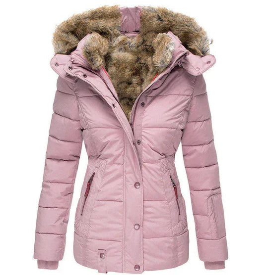 Drune - Warme Winterjacke mit Fellkapuze
