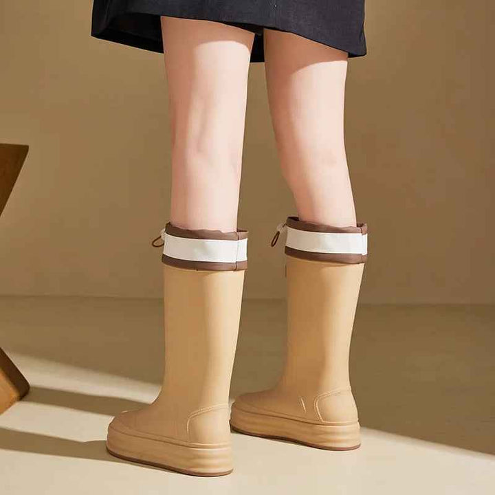 Drune | Boots Damen - Atmungsaktives Wasserfestes Gummi Anti-Rutsch Design