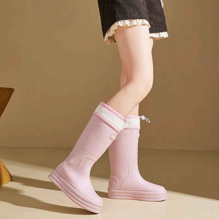 Drune | Boots Damen - Atmungsaktives Wasserfestes Gummi Anti-Rutsch Design
